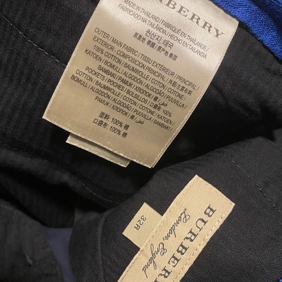 BURBERRY Cotton Trousers - Picture 3 of 3